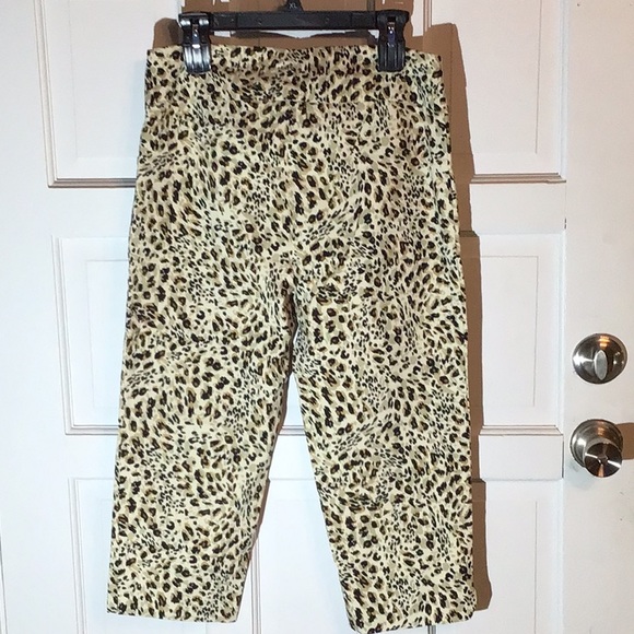 ZAC & RACHEL CHEETAH PRINT CAPRI PANTS - Picture 2 of 10